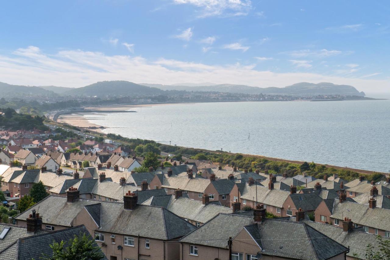Windy Ridge Terrace With Beautiful Sea Views, North Wales Coast Βίλα Old Colwyn Εξωτερικό φωτογραφία